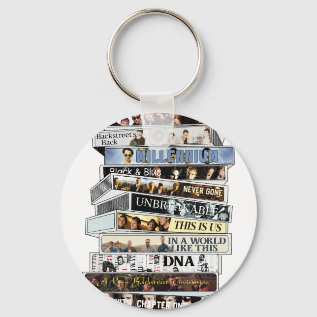 Backstreet Boys Cassette Tape Key Ring (Front)