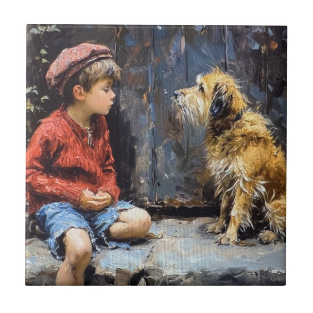 Backstreet Buddies Ceramic Tile (Front)