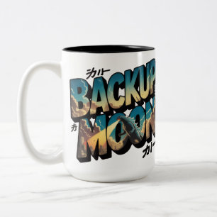 Backup moon Two-Tone coffee mug