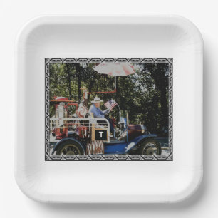 Backup on its way paper plate