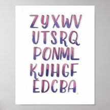 Backwards Alphabet