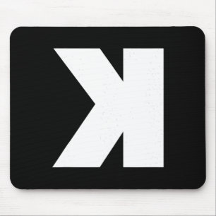 Backwards K Strikeout Baseball Softball Pitcher T Mouse Pad