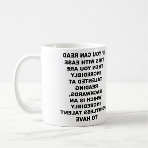 Backwards Skill Funny Mug