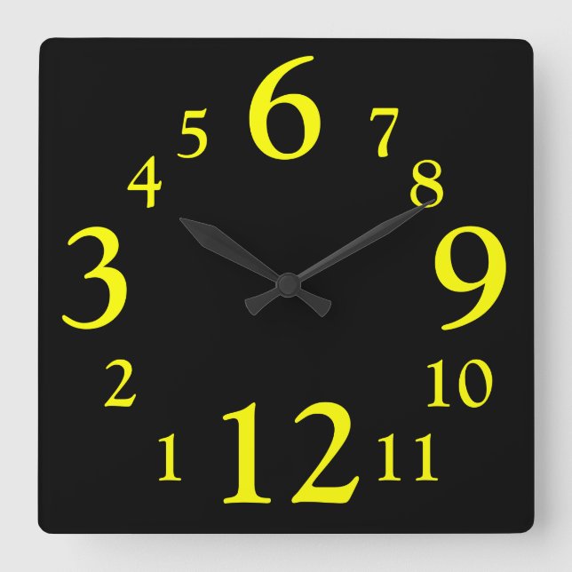 Backwards Wall Time Clocks (Front)