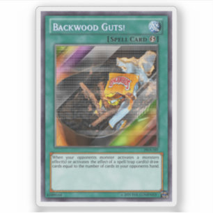 Backwood Guts Trading Card