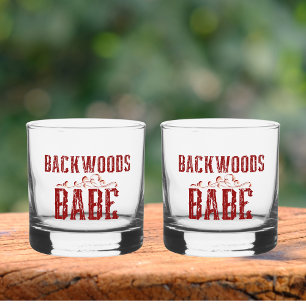 Backwoods Babe Whiskey Glass Set