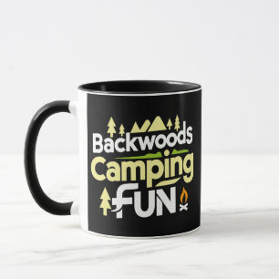 Backwoods Camping Fun, camping Bliss Mug