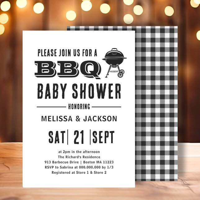 Backyard BBQ Baby Shower  Invitation (Creator Uploaded)