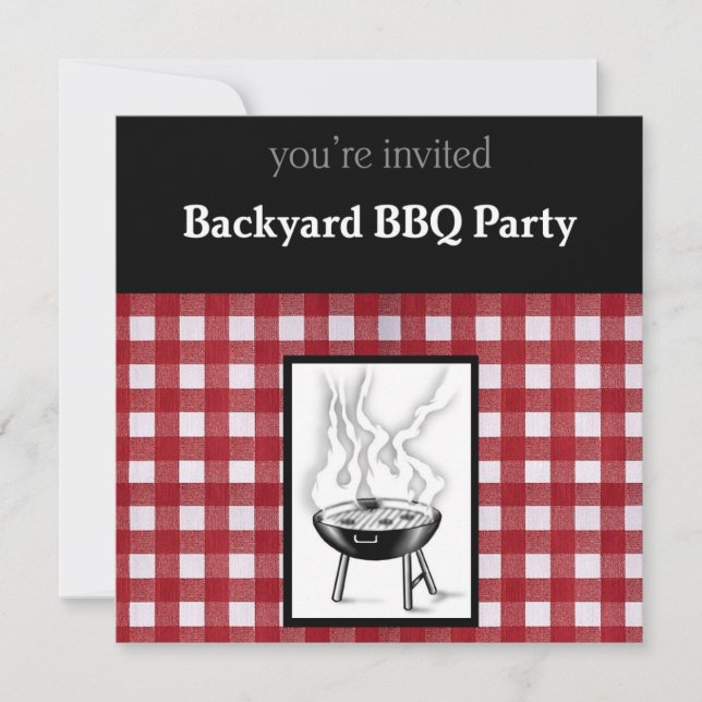 Backyard BBQ Invitation (Front)