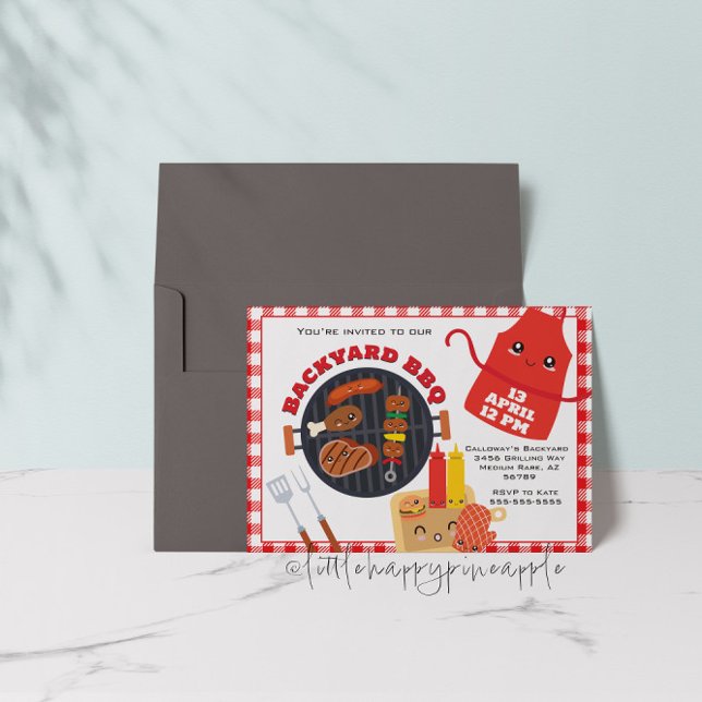 Backyard BBQ Party Invitation (Creator Uploaded)