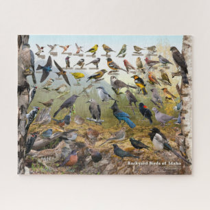 Backyard Birds of Idaho Jigsaw Puzzle
