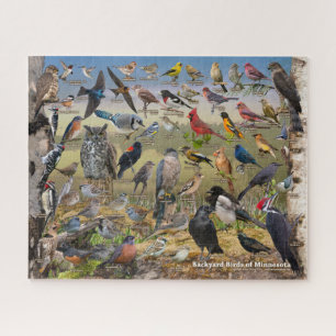 Backyard Birds of Minnesota Jigsaw Puzzle