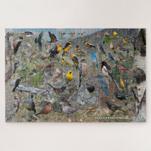 Backyard Birds of Nevada Jigsaw Puzzle