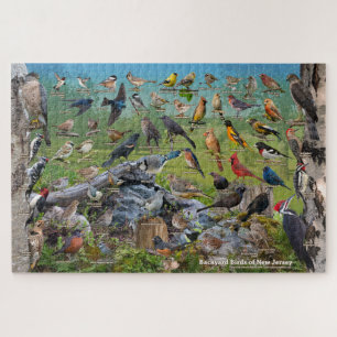 Backyard Birds of New Jersey Jigsaw Puzzle