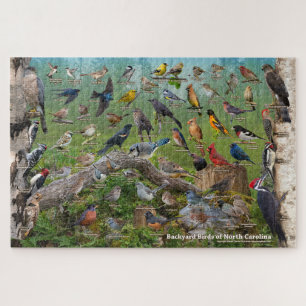 Backyard Birds of North Carolina Jigsaw Puzzle