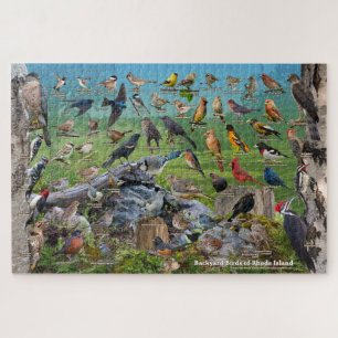 Backyard Birds of Rhode Island Jigsaw Puzzle