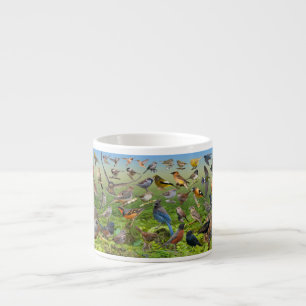 Backyard Birds Of the West Espresso Cup
