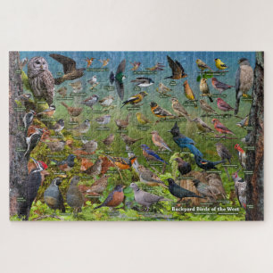 Backyard Birds of the West Puzzle