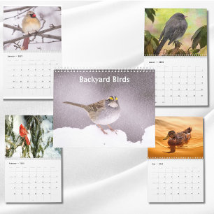 Backyard Birds Photos & Art Calendar