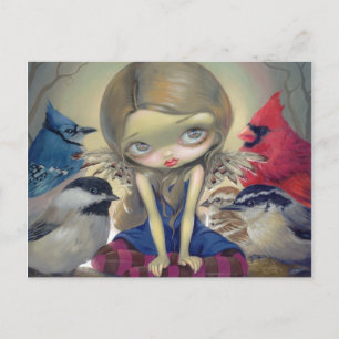"Backyard Birds" Postcard