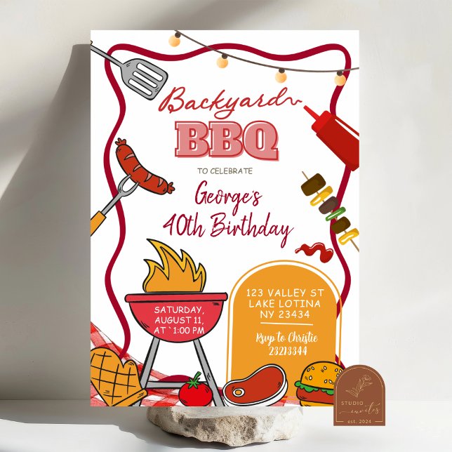 Backyard Birthday BBQ Invitation (Creator Uploaded)