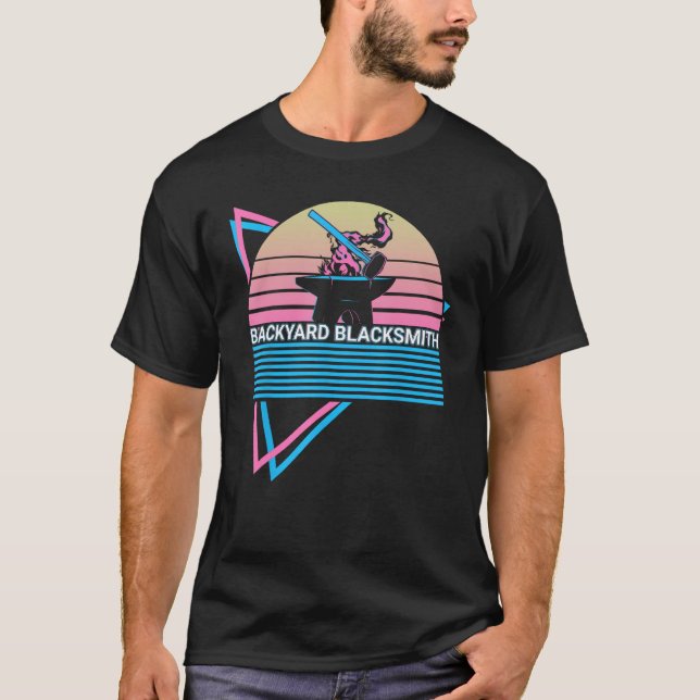 Backyard Blacksmith Forge T-Shirt (Front)