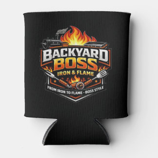Backyard Boss Iron & Flame Chillin & Grillin Can Cooler