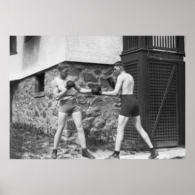 Backyard Boxing: 1912 Poster (Front)