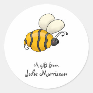 Backyard Buggies · Bumblebee Classic Round Sticker