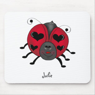 Backyard Buggies · Smiling Ladybug Mouse Pad