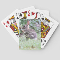 Backyard Bunny Customisable Playing Cards