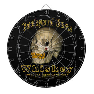 Backyard Burn Whiskey Dartboard