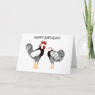 backyard chickens greeting Card customise