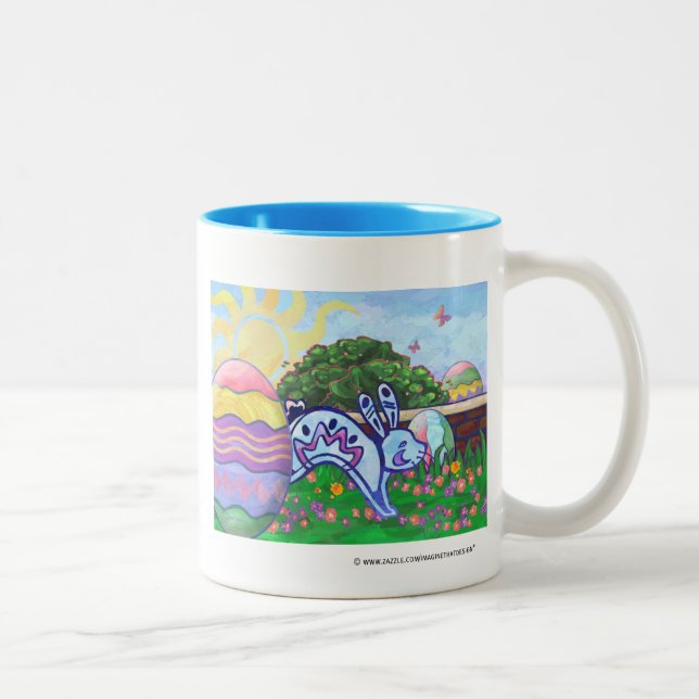 Backyard Easter Egg Hunt Mug (Right)