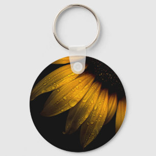 Backyard Flowers 28 Sunflower Key Ring