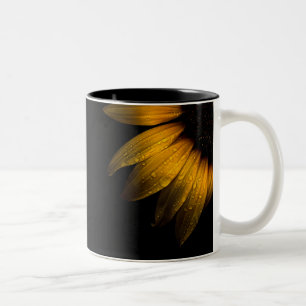 Backyard Flowers 28 Sunflower Two-Tone Coffee Mug