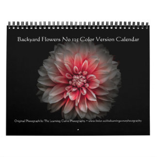 Backyard Flowers No 125 Colour Version Calendar