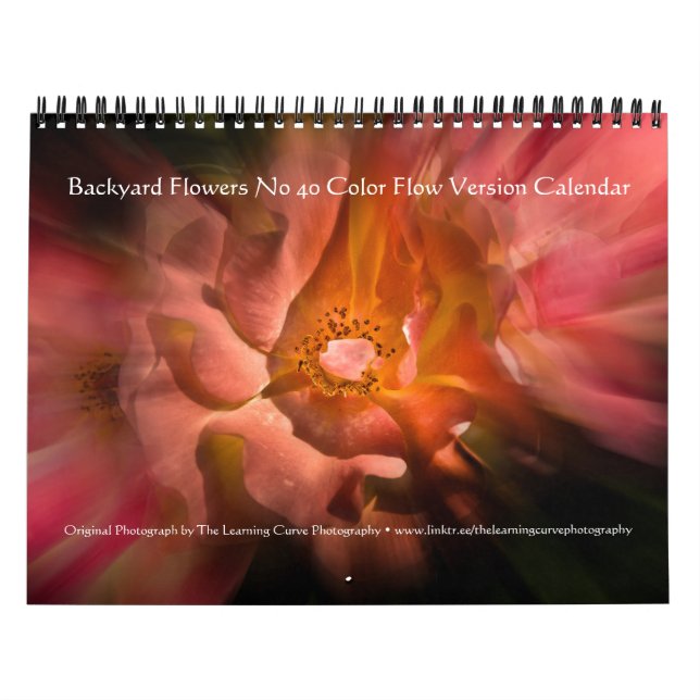 Backyard Flowers No 40 Colour Flow Version Calendar (Cover)