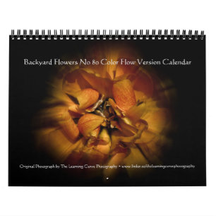 Backyard Flowers No 80 Color Flow Version Calendar