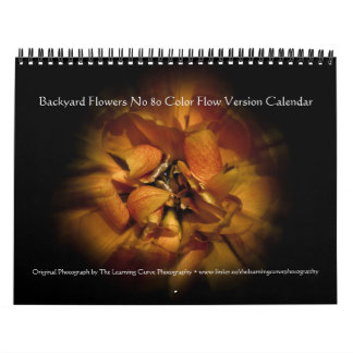 Backyard Flowers No 80 Colour Flow Version Calendar