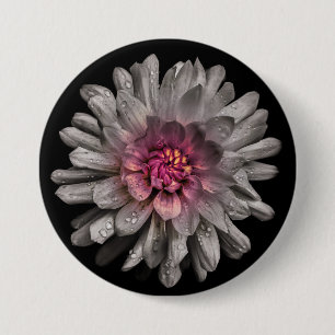 Backyard Flowers No 91 Colour Version 7.5 Cm Round Badge