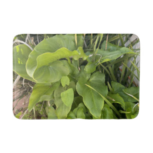 Backyard Garden Closeup Outdoor Nature Photo Bath Mat