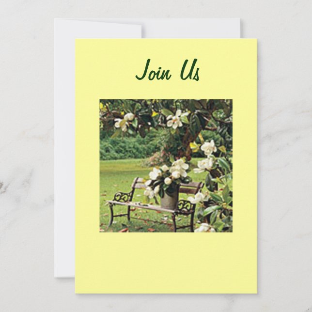 BACKYARD GARDEN PARTY INVITATION (Front)