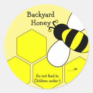 Backyard Honey Label