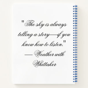 Backyard Meteorology Journal