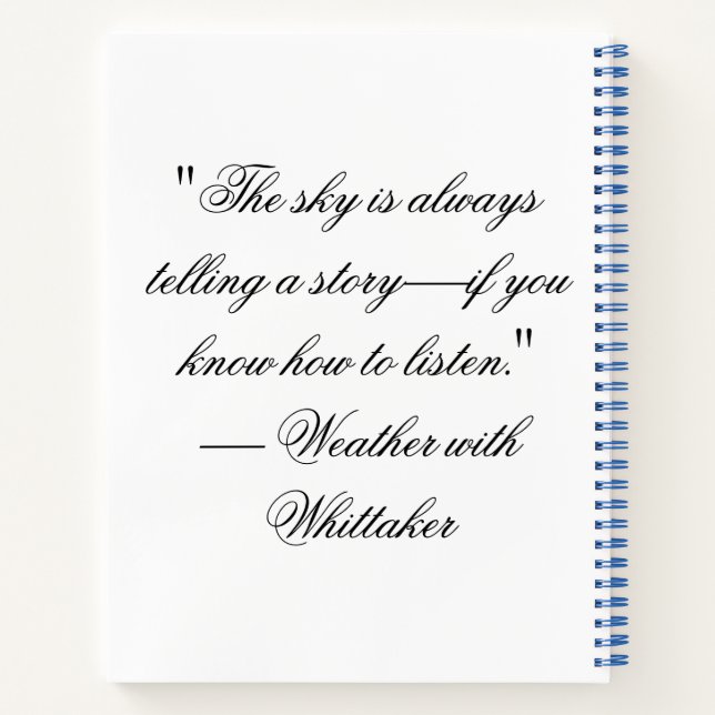 Backyard Meteorology Journal  (Back)