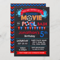Backyard Movie and Pool Birthday Bash