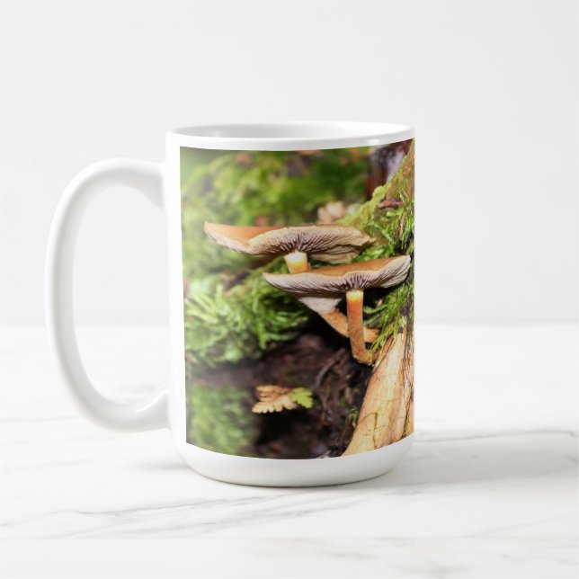 Backyard Mushrooms - 15 oz. Mug (Left)