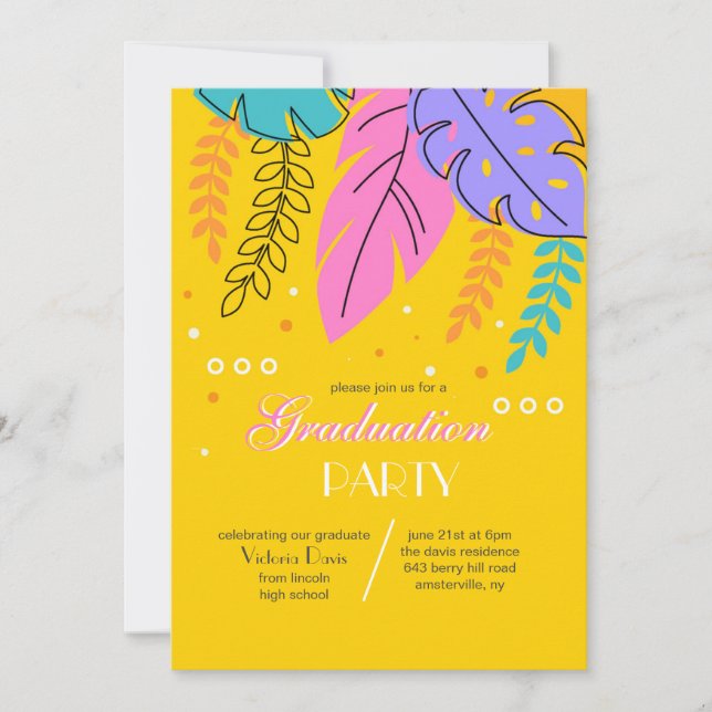 Backyard Party Invitation (Front)