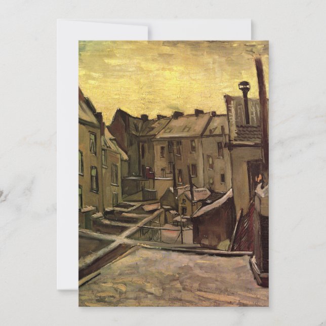 Backyards of Old Houses by Vincent van Gogh (Front)